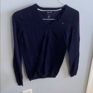 navy tommy hilfiger sweater